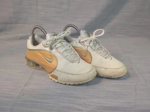 Vintage Nike Shox Electric Shoes Women's 6 Gold White Athletic Training Sneakers - Picture 1 of 9