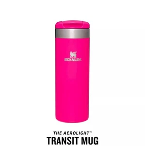 Stanley Aerolight Transit Mug 0.35L 12 Oz Pink Vibes New 4hr Hot 6 Hr Cold 20ice - Picture 1 of 3
