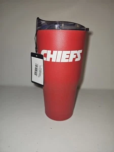 Kansas City Chiefs NFL Logo Brands 30 oz Flipside Stainless Steel Tumbler - Picture 1 of 5