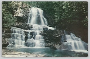 Parque Nacional de las Grandes Montañas Humeantes de Carolina del Norte, Laurel Falls, cromo sin publicar - Imagen 1 de 2