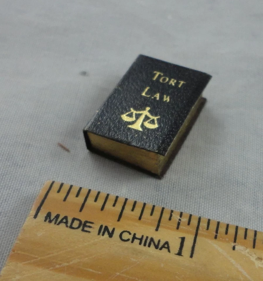 Libro de ley de agravios de Jacqueline escala 1:12 casas de muñecas en miniatura Foto 1 de 1