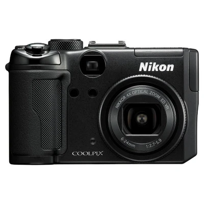 Nikon COOLPIX P6000 CCD Digital Camera Black 13.5MP 4x optical zoom,Time Lapse - Image 1 of 4