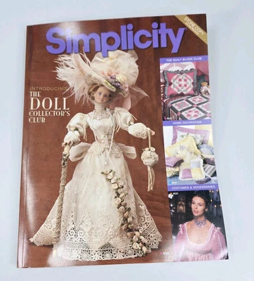 Simplicity Holiday 2000 Catalog Store Copy Doll Collectors Club Costumes Crafts  - Image 1 of 4
