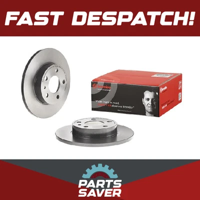 2x Par de discos de freno sólidos para ALFA ROMEO SPIDER 916 1.8 trasero 98 a 05 AR32201 Foto 1 de 4