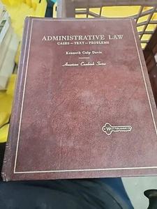 Administrative Law: Cases Text Problems (American Casebook Series) 1977 - Imagen 1 de 5