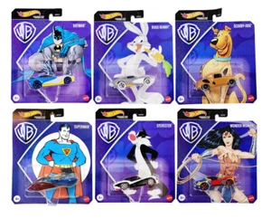 Hot Wheels WBs Scooby and Looney Tunes Character Cars Complete Set of 6 - Picture 1 of 7