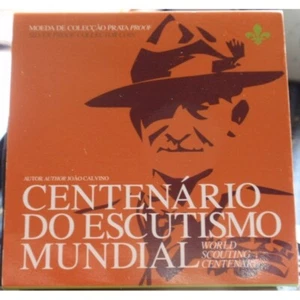Portuguese Silver proof 5 Euro "World Scouting Centennial" 2007 - Picture 1 of 4