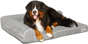 PetFusion BetterLounge Dog Pet Bed Solid Orthopedic Memory Foam, Waterproof line - Picture 1 of 7