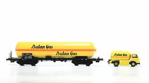Black Star BS00100 Set BUTANGAS cisterna Zagkk + camion Fiat 650N livrea gialla - Imagen 1 de 1