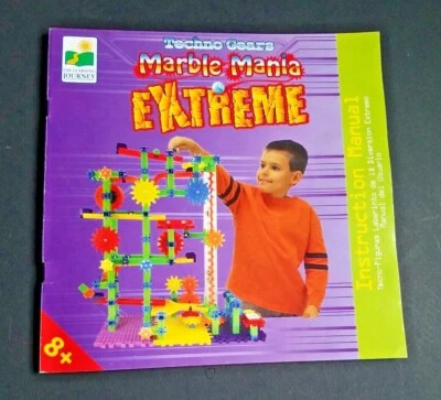 Learning Journey Techno Gears Marble Mania EXTREME Instruction Manual ONLY!!!! - Image 1 of 4
