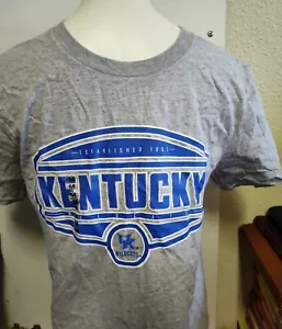university of Kentucky UK Wildcats T SHIRT New With Tags Gray Top Of The World M - Picture 1 of 4