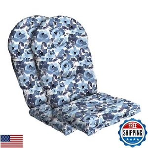 Arden Selections Outdoor Plush Modern Tufted Rocking Chair Cushion, Set of 2, - Picture 1 of 5