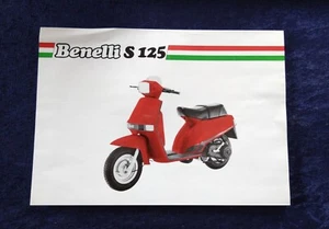 Benelli S 125 Prospekt Blatt - Picture 1 of 2