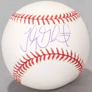 Toby Gerhart Signed OML Baseball PSA/DNA COA Vikings Stanford Football Autograph - Picture 1 of 24