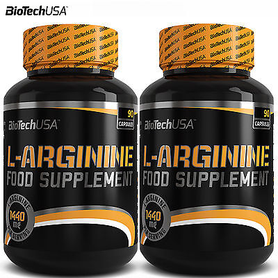 L-Arginine 90/180 Capsules Muscle Pump Nitric Oxide Muscle Growth HIGH DOSE !!! • 21.27€