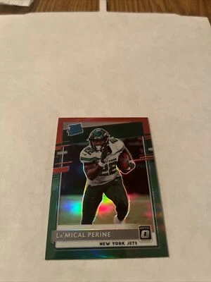 2020 Donruss La’Mical Perine New York Jets Optic Preview Rated Rookie Free Ship - Image 1 of 2