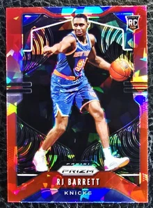 2019-20 PRIZM RJ BARRETT #250 RED CRACKED ICE PRIZM KNICKS RC SP MINT  - Picture 1 of 2