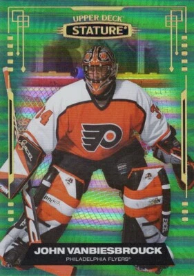 2021-22 Upper Deck Stature Green JOHN VANBIESBROUCK  56/66 - Image 1 of 2