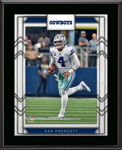 Dak Prescott Dallas Cowboys 10.5" x 13" Sublimated Player Plaque Cover