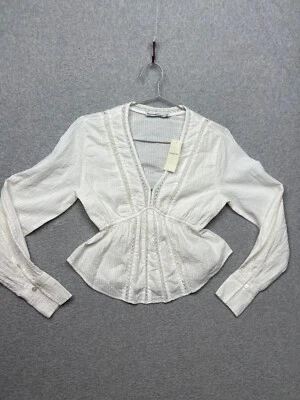 Blusa Abercrombie & Fitch Mujer XXS Boho Romántica Pradera Cottagecore Femenina Foto 1 de 4