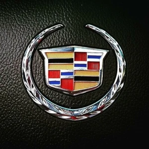 Insignia interior con logotipo emblema de Cadillac 2 piezas para agregar elegancia y fuerza al auto - Imagen 1 de 6