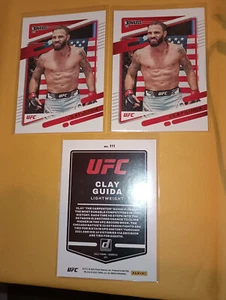 3 card lot of 2022 Donruss UFC #111 Clay Guida - Picture 1 of 1