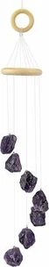 Natur Amethyst Windspiel grober Rohstein Denkmal Windspiel Kristallstein - Bild 1 von 6