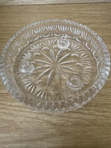 Vintage Princess House 24% Lead Crystal Three Mini Candle Holder Vintage - Picture 1 of 14