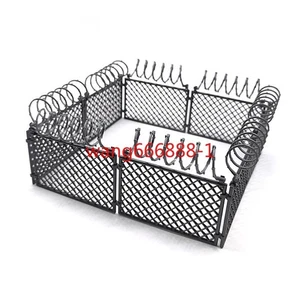 1/12 Scale Barbed Wire Fence Prison Fence Removable For 6" Scene Action Diorama - Picture 1 of 11