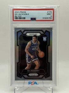 PSA 9 MINT 2023-24 PANINI PRIZM ROOKIE SILVER PRIZM GG JACKSON II NO. 179 - Picture 1 of 2