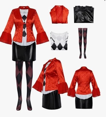 Fantasia de filme Halloween Coringa 2 Harley Quinn cosplay interpretação de papéis média - Imagem 1 de 3