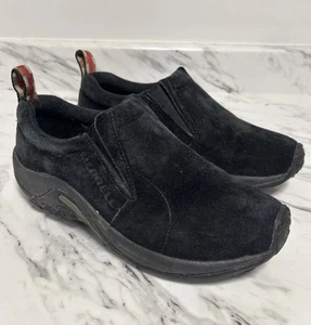 Merrell Jungle Moc Damengröße 6 Wildleder-Slipper schwarz mitternacht - Bild 1 von 9