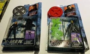 MARVEL X-MEN THE MOVIE ANNA PAQUIN AS ROGUE and RAY PARK as TOAD ACTION FIGURE - Picture 1 of 2