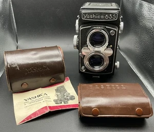 Yashicaflex Yashica 635 Medium Format 120/135 TLR w/35mm Kit & More; VG+ - Works - Picture 1 of 13