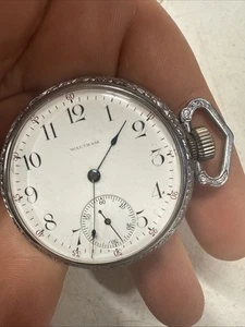 ~1902 Waltham Riverside Modell 1899 16er 17j Taschenuhr LÄUFT - Bild 1 von 4