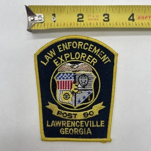 "Parche de hombro de policía Lawrenceville GA ~3""x4""" - Imagen 1 de 4