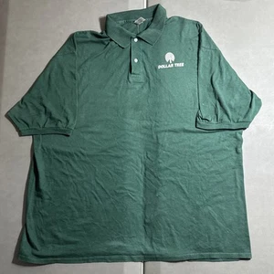 Dollar Tree Uniform Green Polo Shirt Size 2XL / XXL - Picture 1 of 4