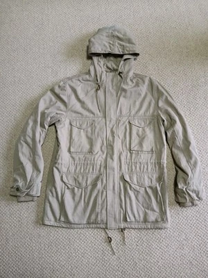 French Connection Tactical Coat Jacket Size L Canvas Cotton Utility Hooded Lined - Image 1 of 4