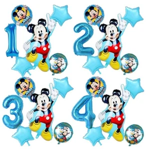 Mickey minnie mouse foil balloons blue mickey balloons birthday party decoration - Picture 1 of 11