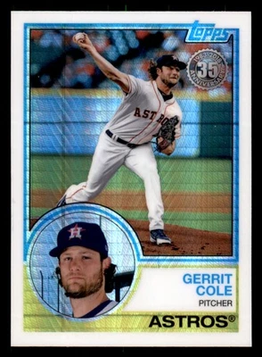 2018 Topps Update Gerrit Cole 1983 Silver Pack Chrome #113 Baseball Card - Image 1 of 2