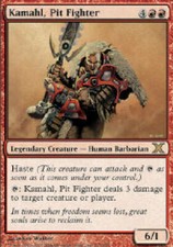 KAMAHL, PIT FIGHTER 10th Edition MTG Magic the Gathering Cards DJMagic