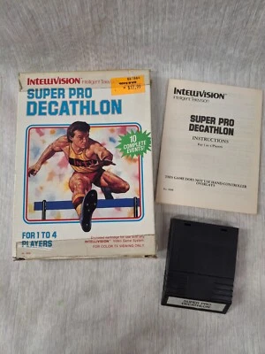 Super Pro Decathlon - Intellivision - Complete  Includes Box, Manual & Cartridge - Image 1 of 4