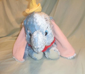 Disney Dumbo 2002 Floppy blau schimmernd Plüsch Elefant Fisher Price 18 Zoll Kissen - Bild 1 von 4