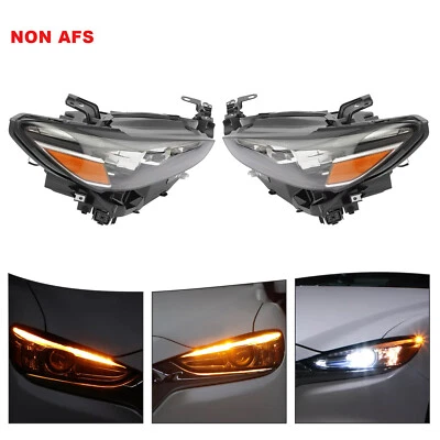 Pair of LED Headlights For 2018-2021 Mazda 6 Left Right side Headlamps w/o AFS - Image 1 of 4
