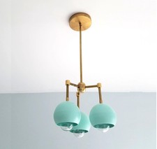 Modern Sputnik Chandelier Trident Eyeball Shade Mid Century Ceiling Fixture Lamp