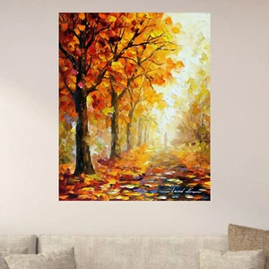 Leonid Afremov SYMBOLS OF AUTUMN 20"x24" LIMITED EDITION GICLEE ORIGINAL - Picture 1 of 10