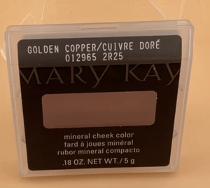 Mary Kay Mineral Cheek Color Dorado Cobre 012965 Nuevo - Imagen 1 de 1