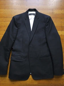 DSquared Hand Crafted Sartorial Blazer Suit Jacket 40 US 50 IT Black - Picture 1 of 19