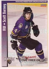 2004-05 Manchester Monarchs Tobacco Prevention #20 Scott Barney