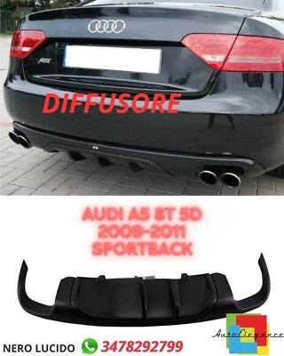 ✨ Difusor Adecuado para Audi A5 8T 5D 2009-2011 Sportback ✨ - Imagen 1 de 4
